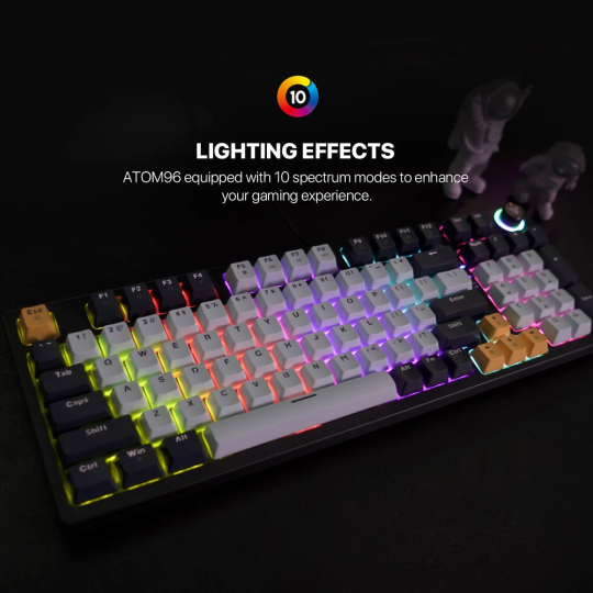 Fantech MK890 V2 Atom 96 RGB Mechanical Keyboard – Mizu Edition