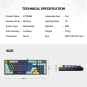 Fantech MK890 V2 Atom 96 RGB Mechanical Keyboard – Mizu Edition