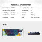 Fantech MK874 V2 Atom 63 Mechanical Keyboard – Hot-Swappable, RGB