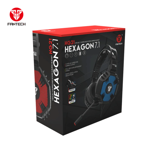 Fantech HG21 Hexagon Gaming Headset – 7.1 Surround Sound & Comfort