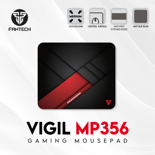 Fantech Vigil MP356 Gaming Mouse Pad – Smooth Glide & Durable Surface