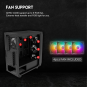 Fantech Aero CG80 RGB Middle Tower Case – Stylish & High Airflow Gaming Case