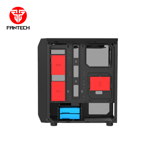 Fantech Aero CG80 RGB Middle Tower Case – Stylish & High Airflow Gaming Case