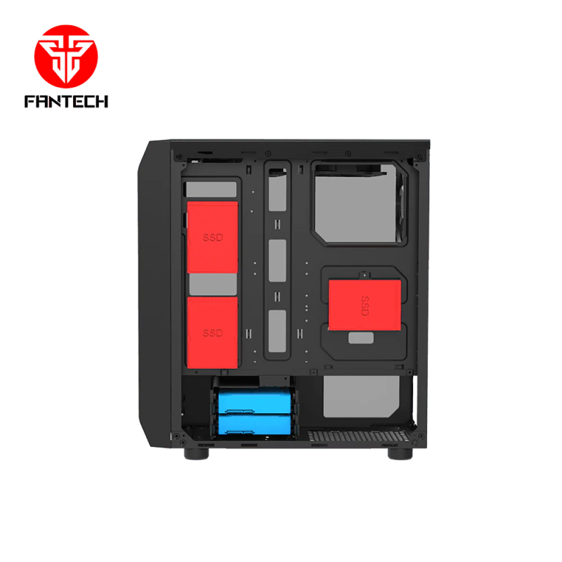 Fantech Aero CG80 RGB Middle Tower Case – Stylish & High Airflow Gaming Case