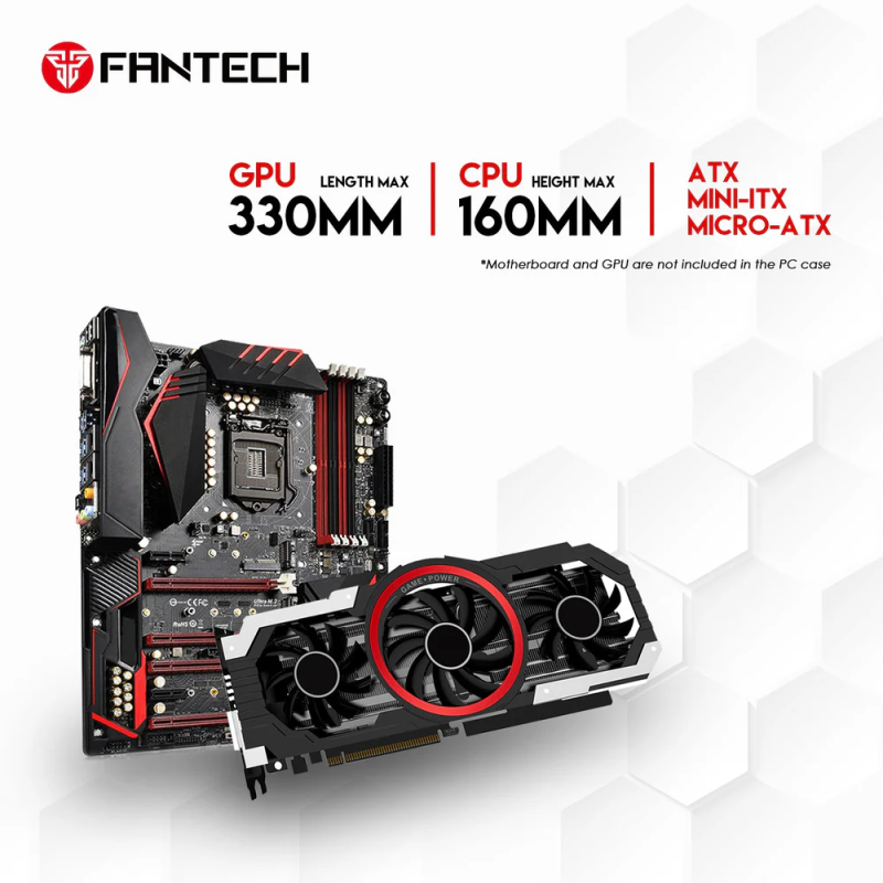 Fantech Aero 2 CG83 Middle Tower Case – Sleek Design & High Airflow