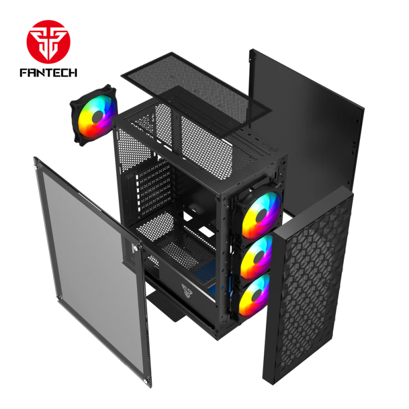 Fantech Aero 2 CG83 Middle Tower Case – Sleek Design & High Airflow