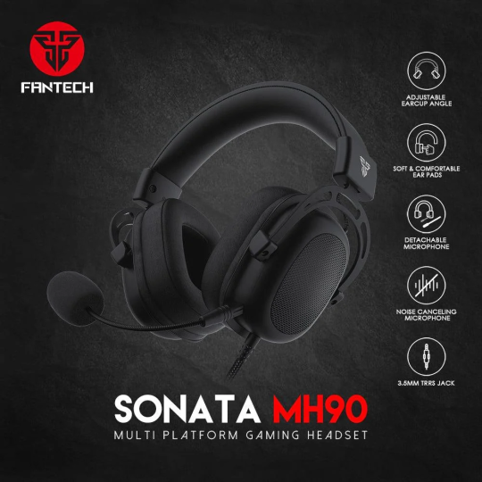 Fantech Sonata MH90 Multi-Platform Gaming Headset – Clear Sound & Comfort