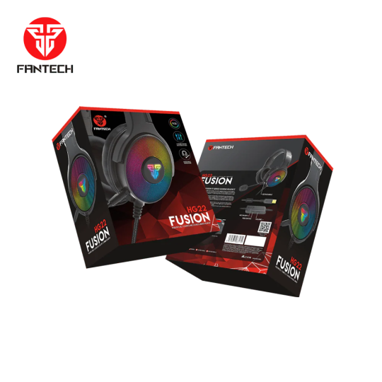 Fantech Fusion 7.1 HG22 Gaming Headset – Immersive Surround Sound & Comfort