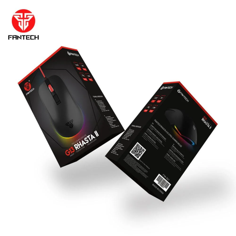 Fantech Rhasta II G13 RGB Gaming Mouse – High-Precision & Customizable
