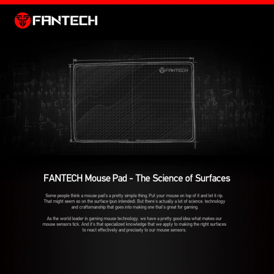 Fantech Sven MP44 Gaming Mouse Pad – Control Edition, Smooth & Precise