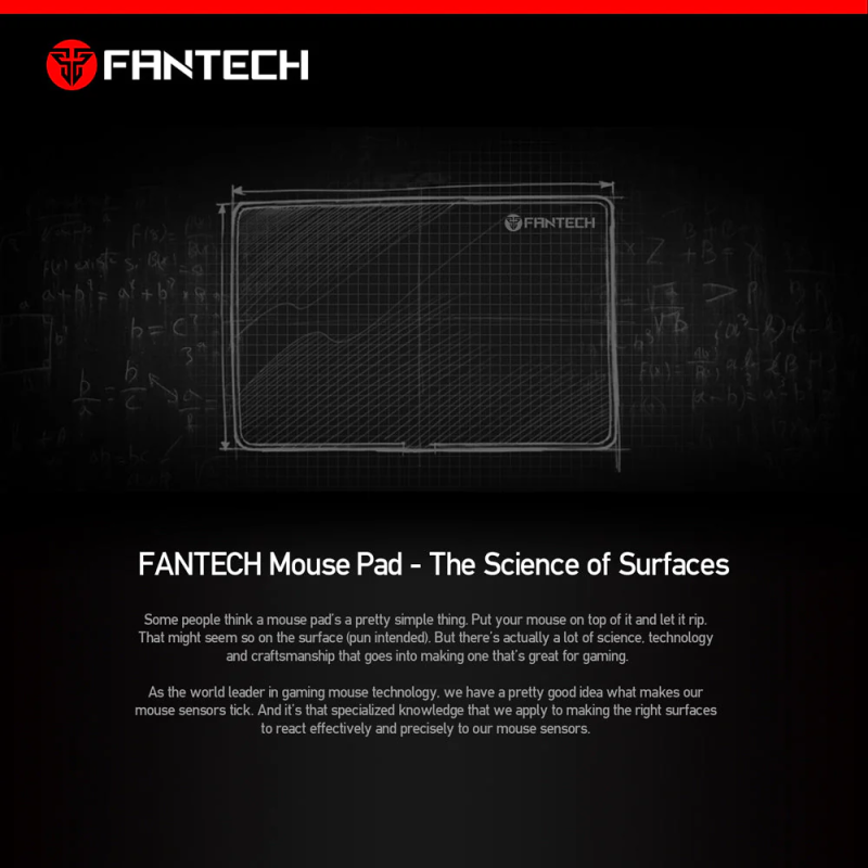 Fantech Sven MP44 Gaming Mouse Pad – Control Edition, Smooth & Precise