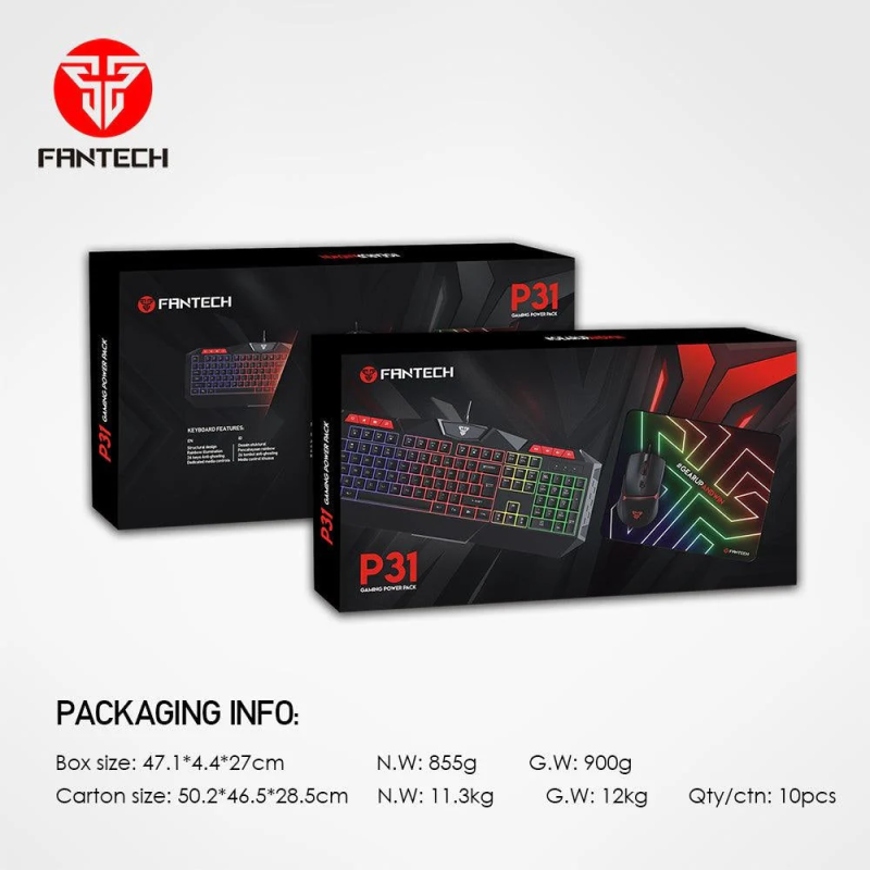 Fantech P31 Gaming Power Pack – Ultimate Keyboard & Mouse Combo