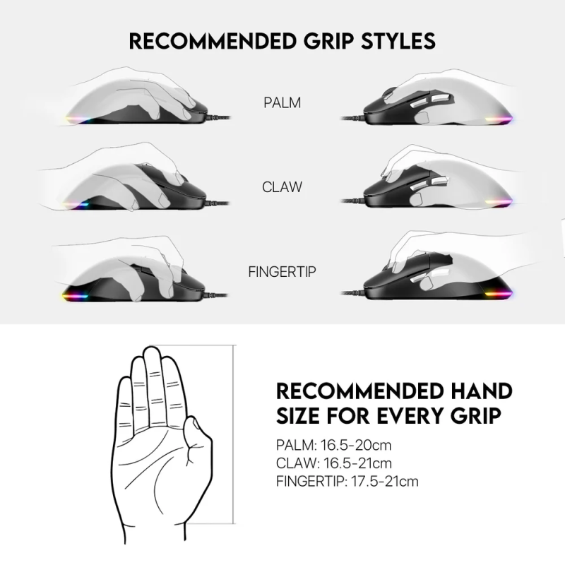 Fantech Kanata VX9S Gaming Mouse – High-Precision & RGB