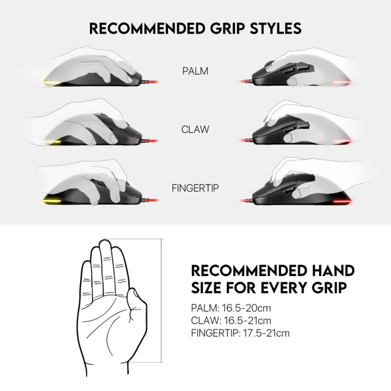 Fantech Kanata VX9 Gaming Mouse – High-Precision & RGB Lighting