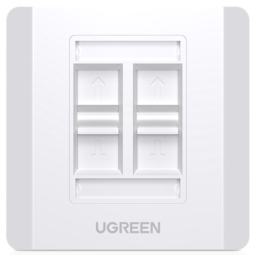 UGREEN Quadruple-Port Wall Plate 1 pc - NW144 - 80443