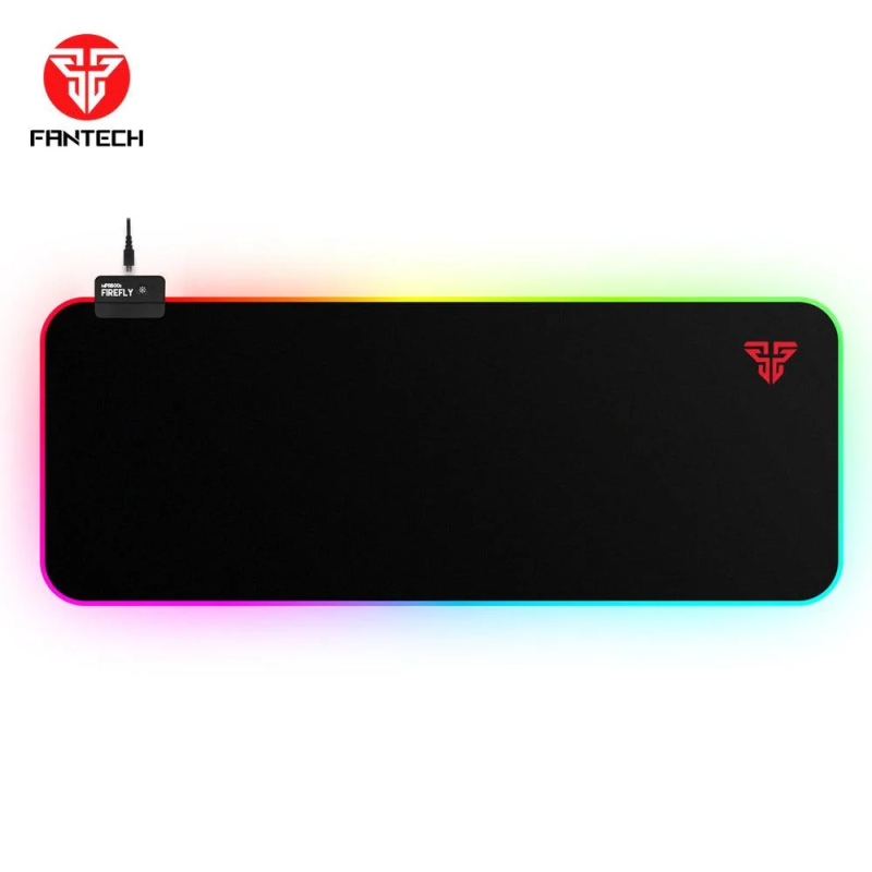 Fantech Firefly MPR800S Soft Cloth RGB Mousepad – Smooth & Durable