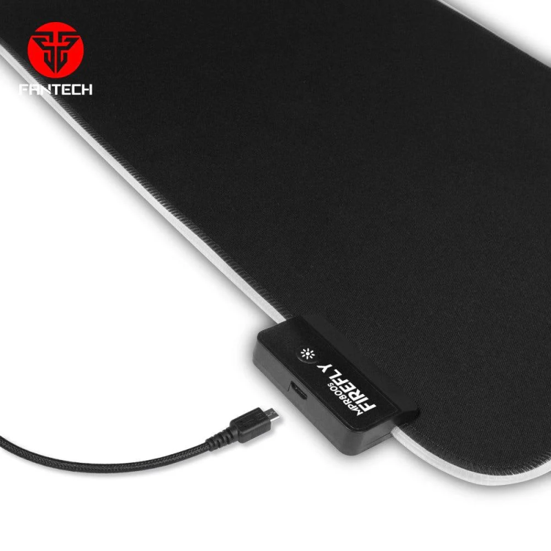 Fantech Firefly MPR800S Soft Cloth RGB Mousepad – Smooth & Durable