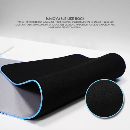 Fantech Firefly MPR800S Soft Cloth RGB Mousepad – Smooth & Durable