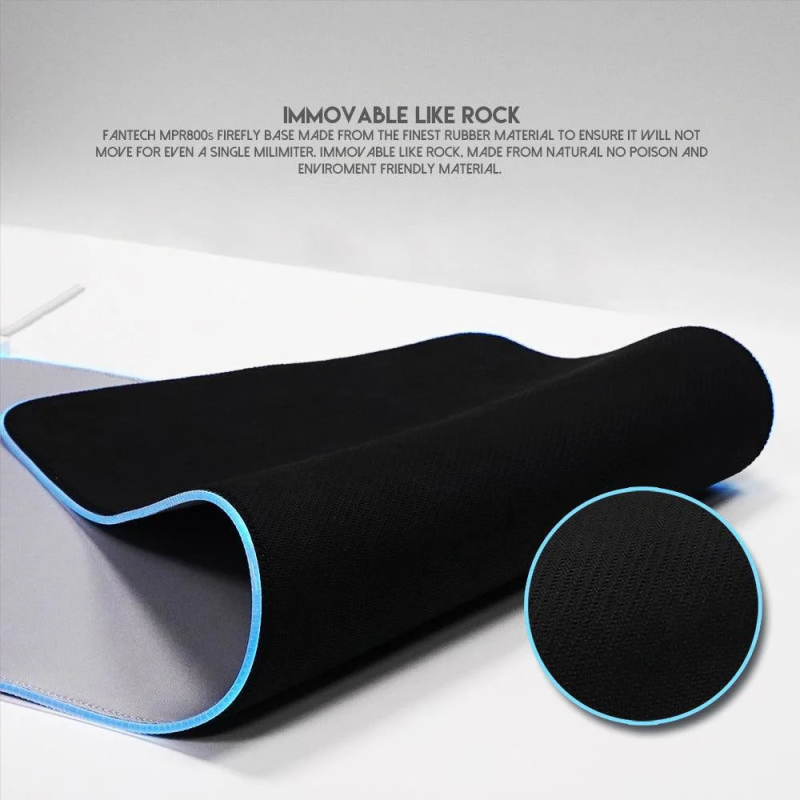 Fantech Firefly MPR800S Soft Cloth RGB Mousepad – Smooth & Durable