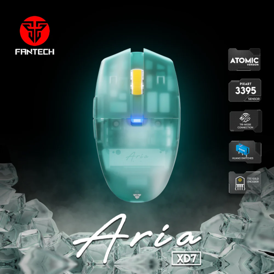 Fantech Aria XD7 Huano Super Lightweight Gaming Mouse + MP353 Mousepad – Precision & Speed