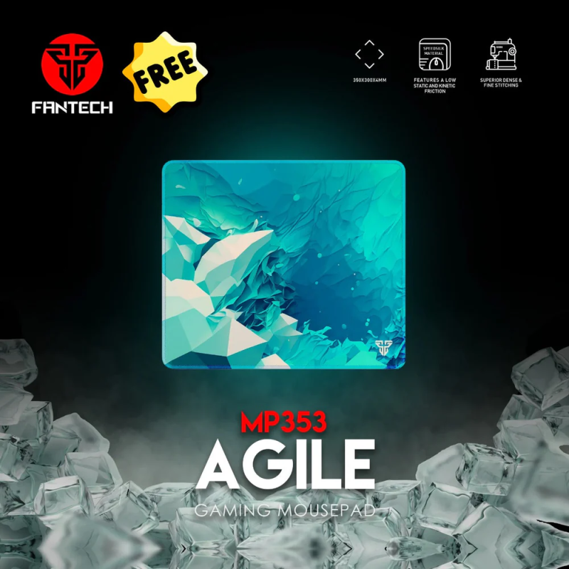 Fantech Aria XD7 Huano Super Lightweight Gaming Mouse + MP353 Mousepad – Precision & Speed