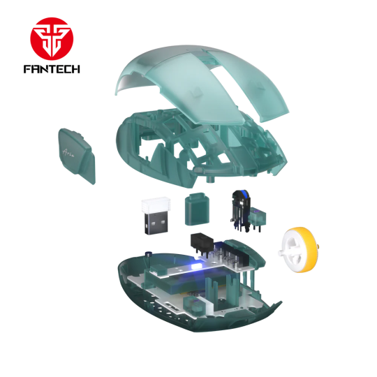 Fantech Aria XD7 Huano Super Lightweight Gaming Mouse + MP353 Mousepad – Precision & Speed