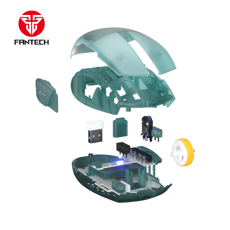 Fantech Aria XD7 Huano Super Lightweight Gaming Mouse + MP353 Mousepad – Precision & Speed