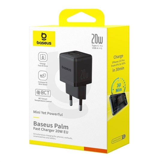Baseus Palm Fast Charger C+U 20W - P10111608113-01