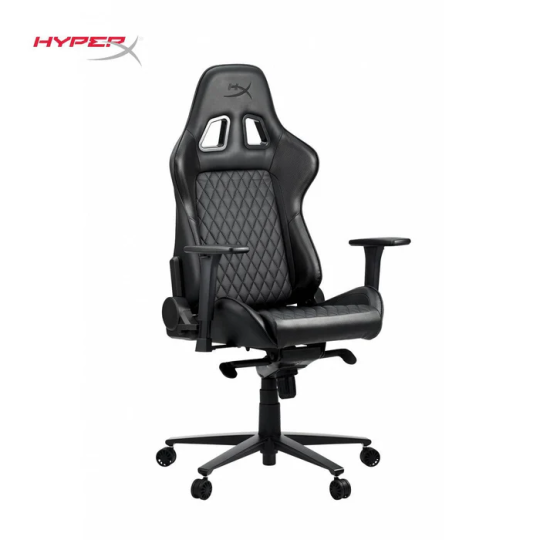 HyperX Jet Black Pro Gaming Chair – Adjustable Comfort & Style
