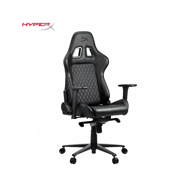 HyperX Jet Black Pro Gaming Chair – Adjustable Comfort & Style