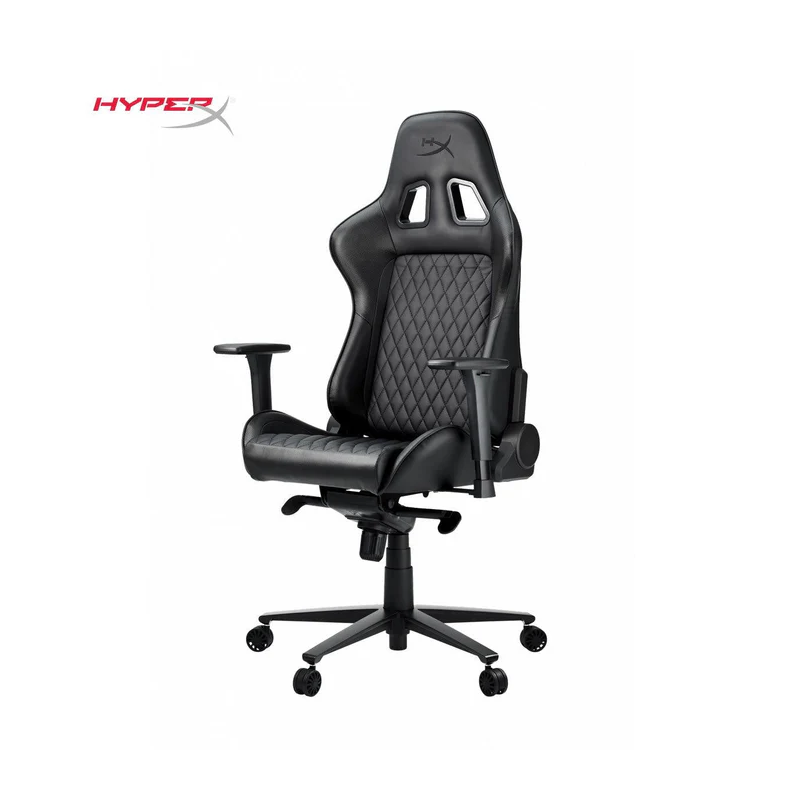 HyperX Jet Black Pro Gaming Chair – Adjustable Comfort & Style