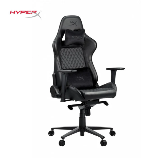HyperX Jet Black Pro Gaming Chair – Adjustable Comfort & Style