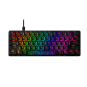 HyperX Alloy Origins 60 Mechanical Gaming Keyboard (Black & Pink) – Red Switch, Compact 60% Design, RGB Lighting