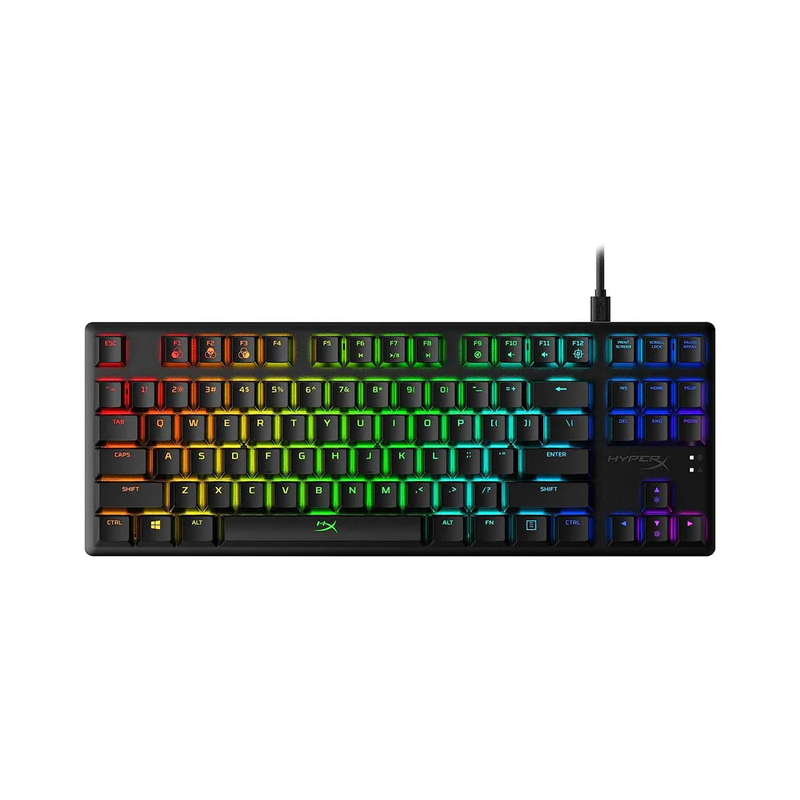 HyperX Alloy Origins Core Tenkeyless Mechanical Gaming Keyboard – Compact RGB Design