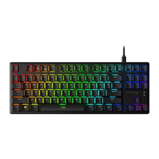HyperX Alloy Origins Core Tenkeyless Mechanical Gaming Keyboard – Compact RGB Design