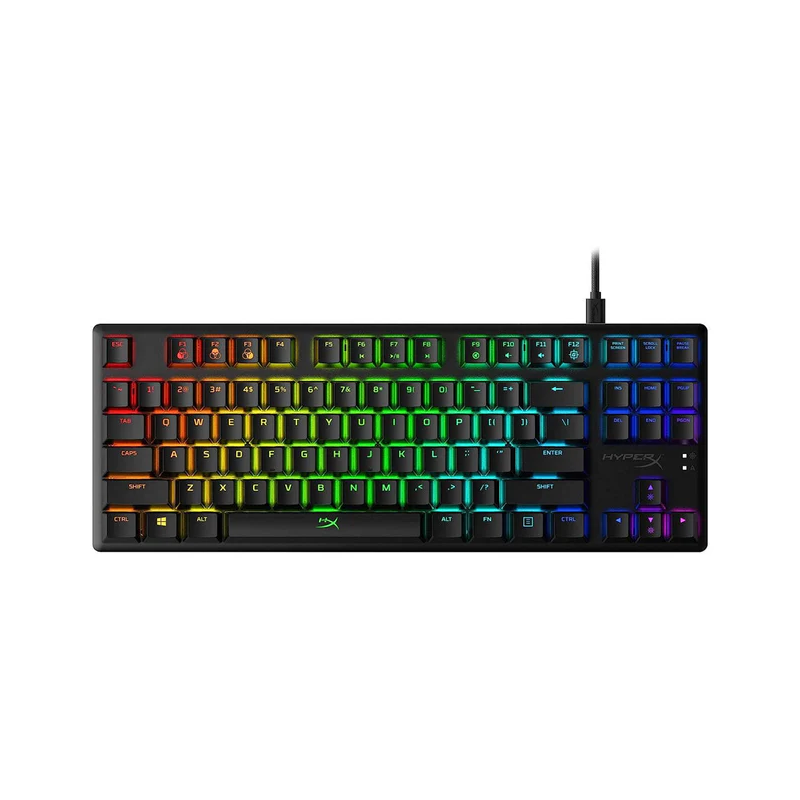 HyperX Alloy Origins Core Tenkeyless Mechanical Gaming Keyboard – Compact RGB Design