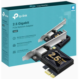 TP-Link TX201 2.5GB PCIe Network Card PCIe to 2.5 Gigabit Ethernet Network Adapter Supports, Win Server 2022/2019/2016, Linux