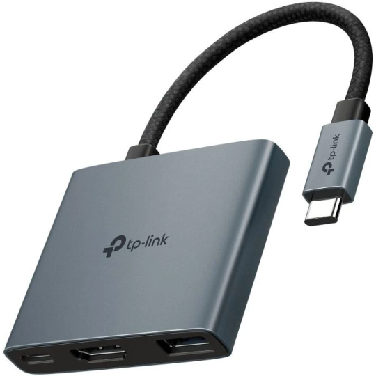 TP-Link UH3020C USB Type-C 3 in 1 Hub, USB 3.0, 5Gbps Data Transfer, USB A, HDMI 4K@60Hz, 100W PD 3.0 Fast Charging