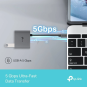 TP-Link UH3020C USB Type-C 3 in 1 Hub, USB 3.0, 5Gbps Data Transfer, USB A, HDMI 4K@60Hz, 100W PD 3.0 Fast Charging