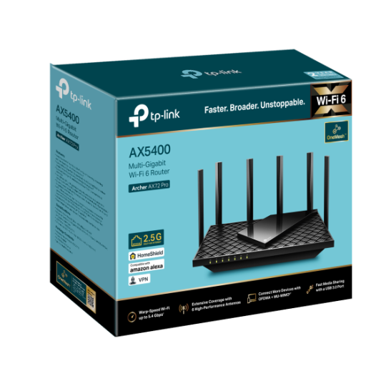 Archer AX72 Pro / AX5400 Multi-Gigabit Wi-Fi 6 Router