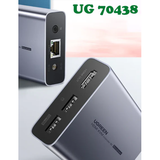 UGREEN HDMI KVM Extender 1080P@60Hz Receiver - CM291 - 70438EU