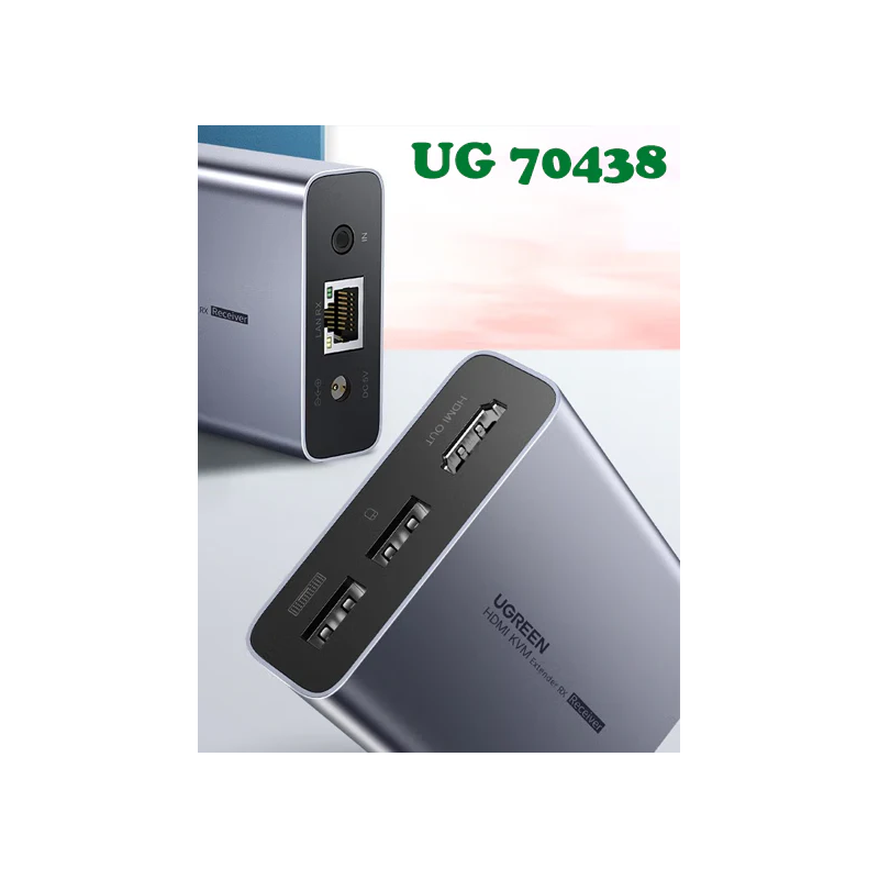 UGREEN HDMI KVM Extender 1080P@60Hz Receiver - CM291 - 70438EU