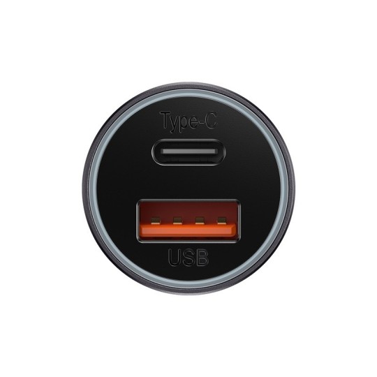 Baseus Golden Contactor Max Dual Fast Charger Car Charger U+C 60W