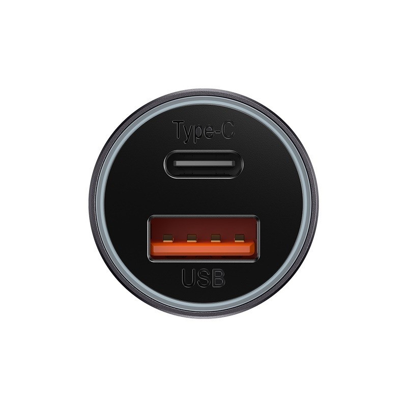 Baseus Golden Contactor Max Dual Fast Charger Car Charger U+C 60W