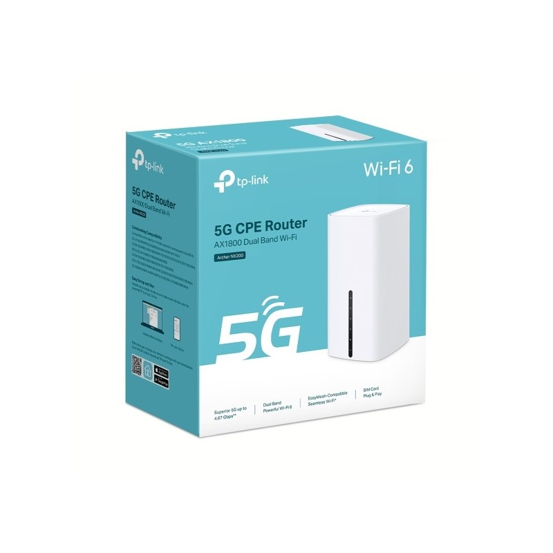 5G AX1800 Wireless Dual Band Gigabit Router Archer NX200