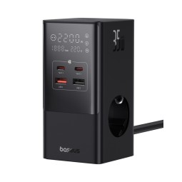 Baseus PowerCombo Tower Digital PowerStrip 3AC+2U+2C 35W