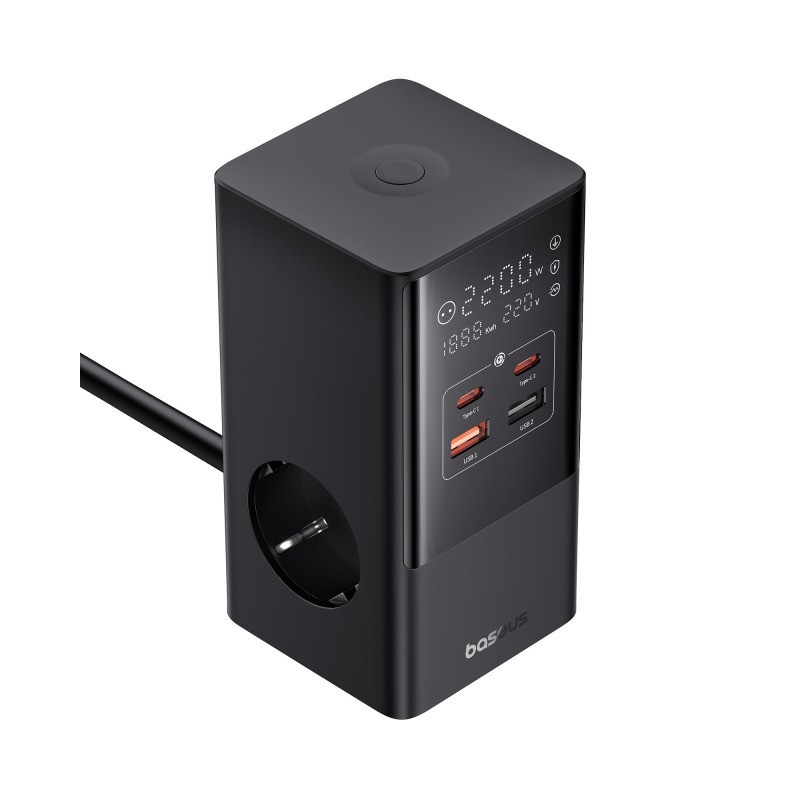 Baseus PowerCombo Tower Digital PowerStrip 3AC+2U+2C 35W