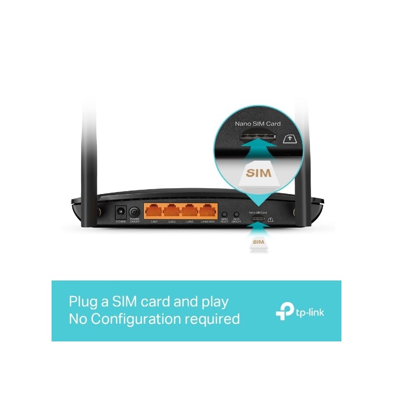 TP-LINK Archer MR600 / 4G+ Cat6 AC1200 Wireless Dual Band Gigabit Router