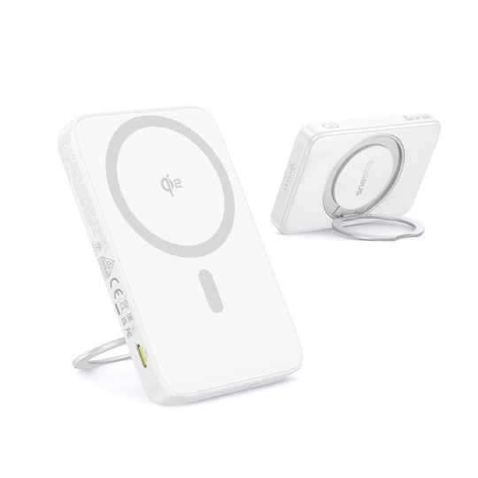 Baseus PicoGo Qi2 Magnetic Power Bank with Rotatable Stand 5000mAh 20W