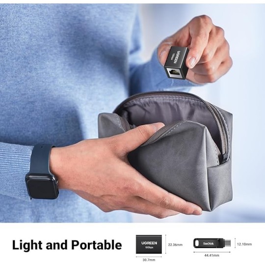 UGREEN RJ45 Ethernet Connector 1-Pack - NW261 - 15117